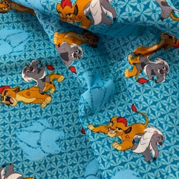 DISNEY Springs Creative LION GUARD Friend Power Cotton Fabric Last Piece 1.75 yd - Picture 1 of 2